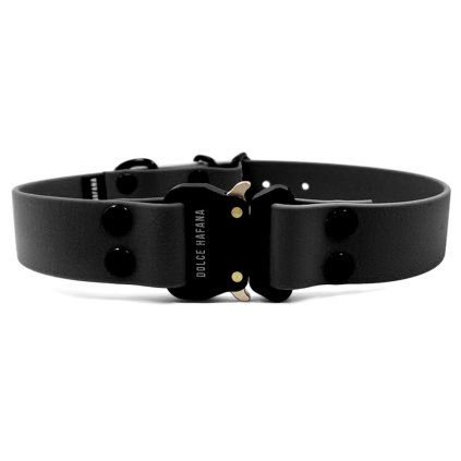 Dolce Hafana Obojek Tactical 2,5 cm Black / Black