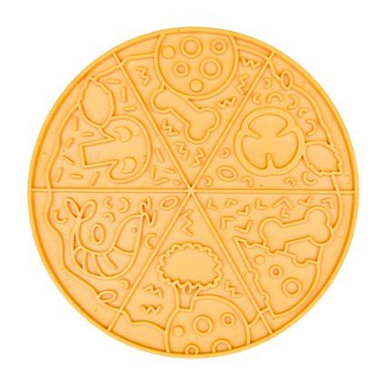 Fiboo Lízací podložka Fizza Yellow